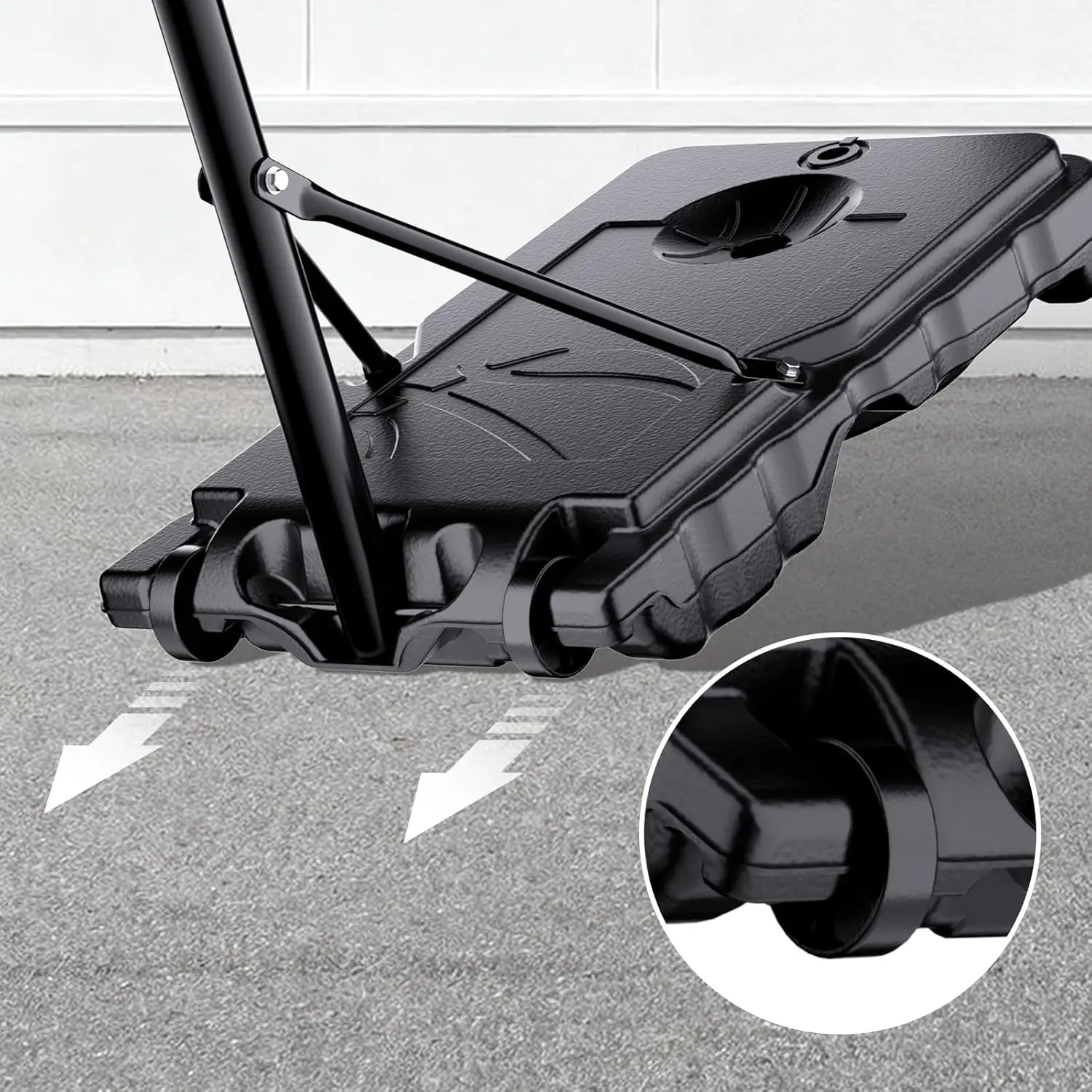 Portable Basketball Hoop for Backyard Fun, Adjustable Height, Easy Setup