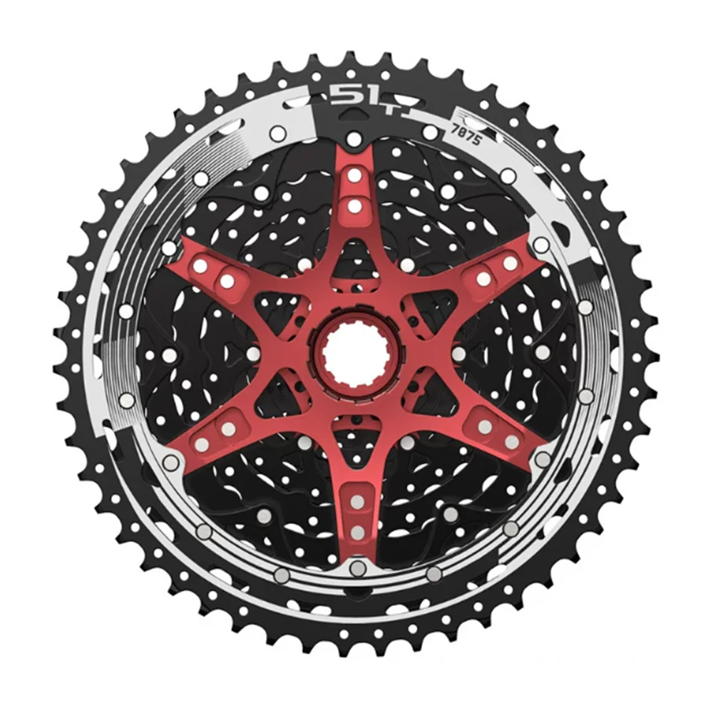 SunRace CSMZ600 CSMZ800 CSMZ90 CSMZ91 12S Bicycle Cassette Steel Spiders Alloy Lockring