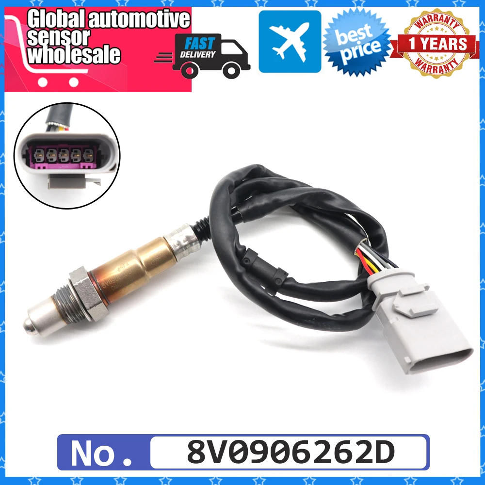 8V0906262D NEW Upstream Air Fuel Ratio Lambda O2 Oxygen Sensor 234-5185 For Audi A3 S3 TT Quattro For Volkswagen GTI Golf R 2.0L