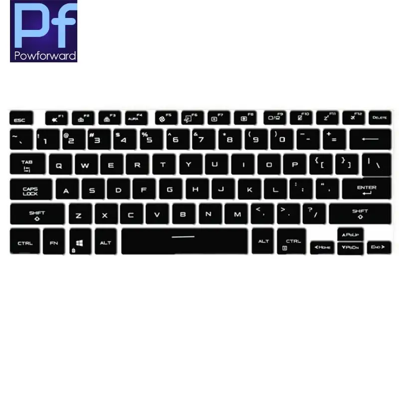 Silicone laptop Keyboard Cover Protector for ASUS Zephyrus M16 GU603H GU603ZW GU603HM GU603HE  GU603HR GU603 ZW ZX HM HE HR