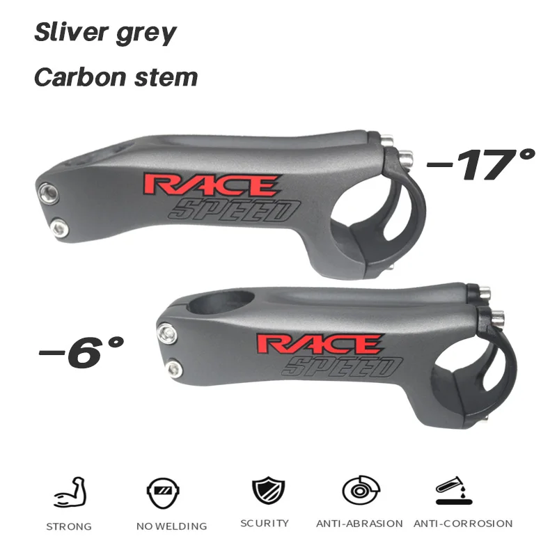

fcfb carbon stem Bicycle road mtb Stem -6°-17° Mtb mountain bike Stem70/80/90/100/110/120/130mm road Bike frame handlebar parts