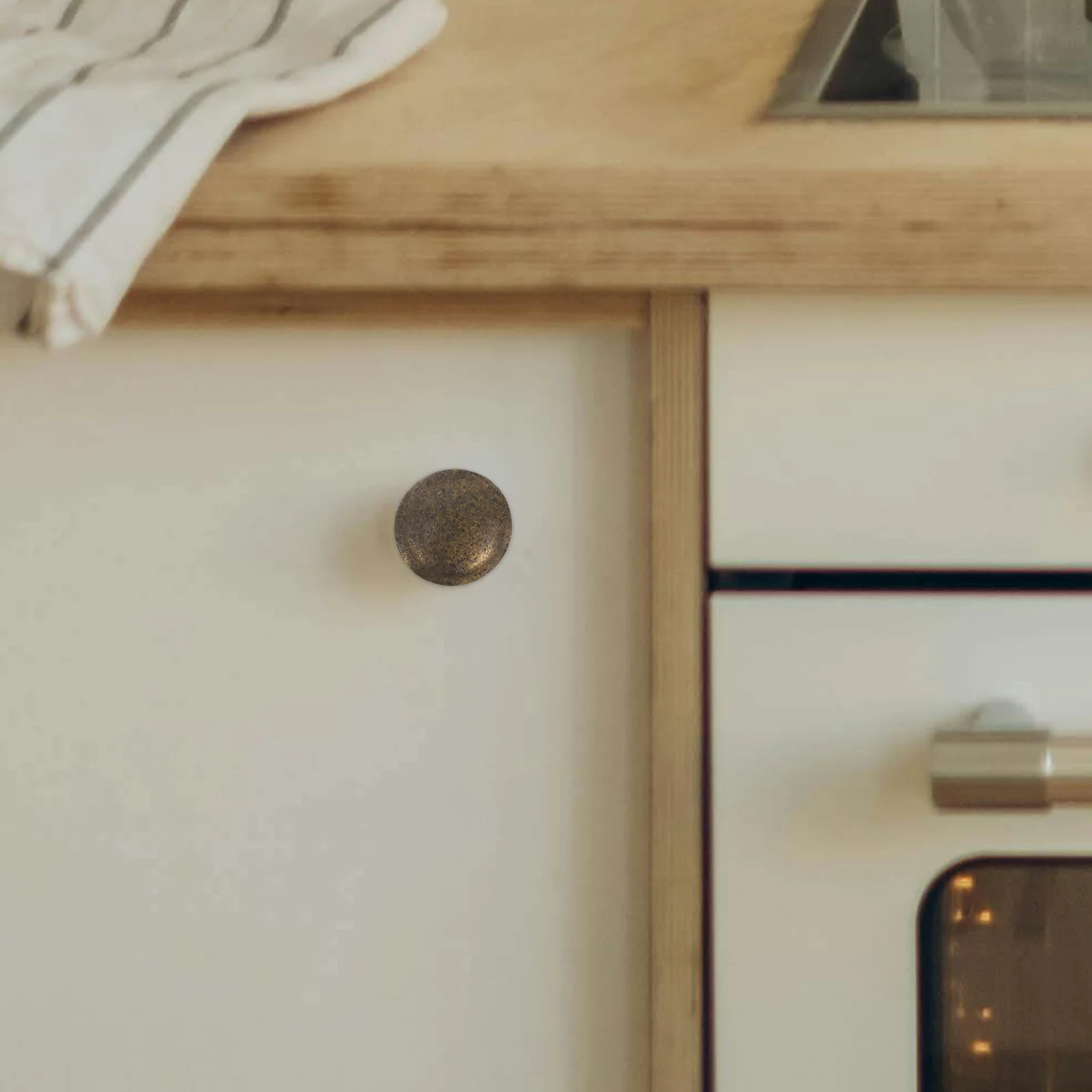 

10Pcs Vintage Cabinet Knobs Zinc Alloy Durable Solid Closet Door Knobs for Kitchen Bedroom Dresser Drawer Pulls Handles