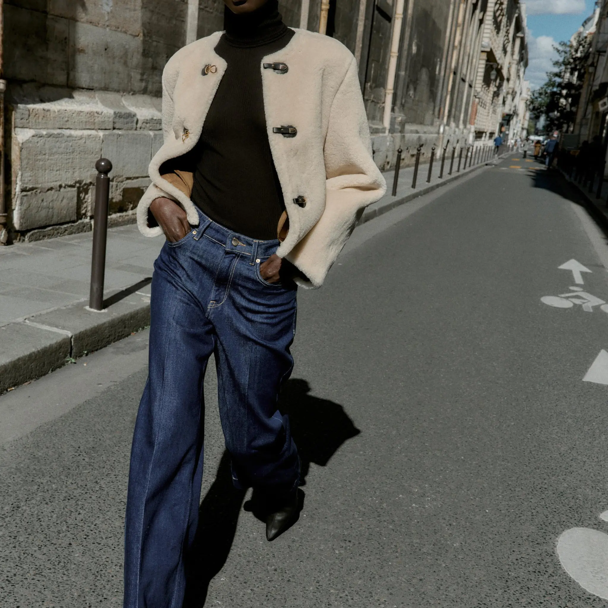 

Осенний новый женский двусторонний жакет из искусственного меха ягненка с веревочным узлом, теплая верхняя одежда прямого кроя от TR