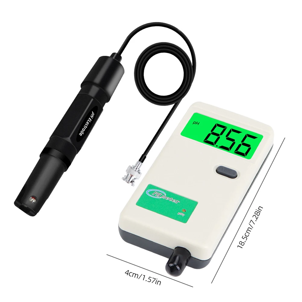 Digital PH Meter Water Quality Tester Smart Sensor High Precision Mini Water Quality Monitor 0-14 PH Detector for Pool Aquarium