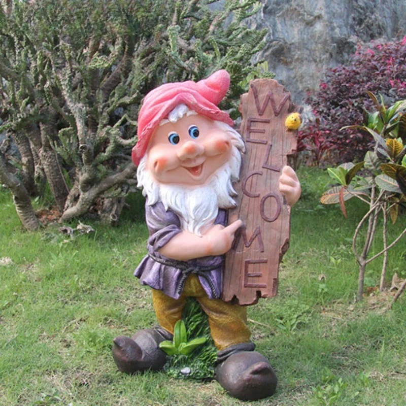 Big Garden Gnomes Art Elegance