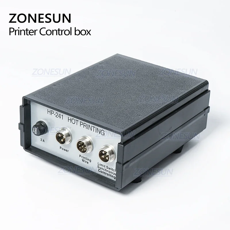 ZONESUN กล่องควบคุมสำหรับ LT-50D เครื่องติดฉลากเครื่องติดฉลากขวด Labeller