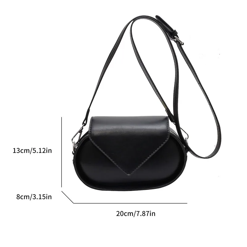 Korean Retro Spring/Summer New Fashion Shoulder Bag Casual Women'S Crossbody Bag Solid Color Mini Camera Small Square Bag