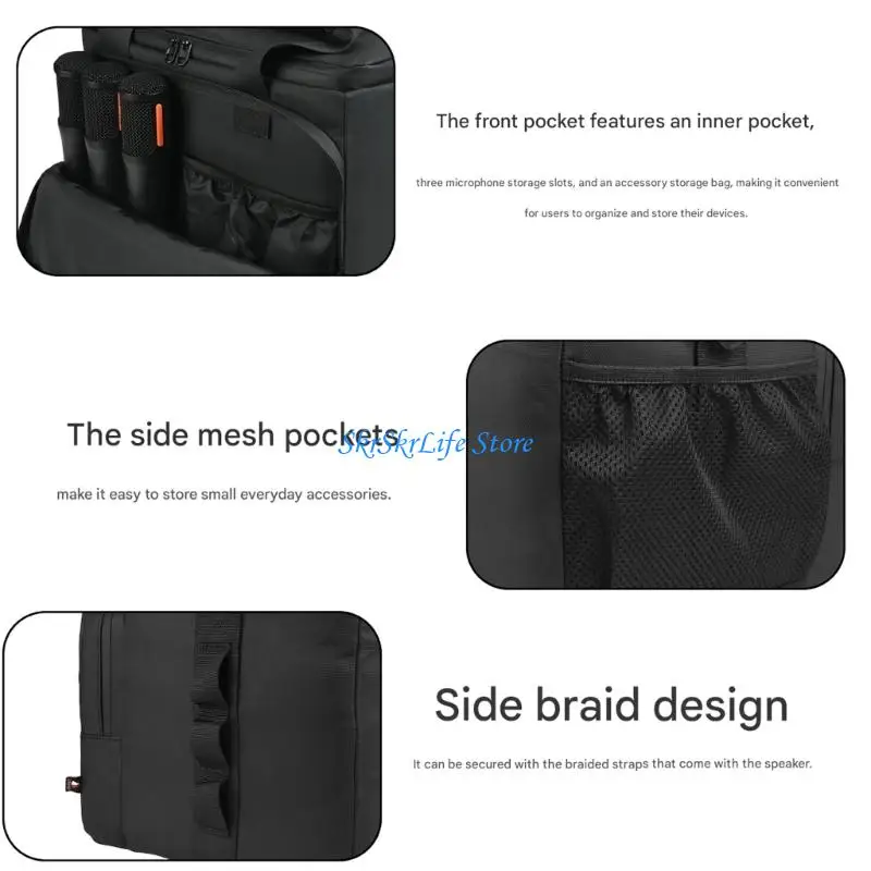 

E65E Multiple Pocket Organizers Case With Reinforced Bottom For Equipment