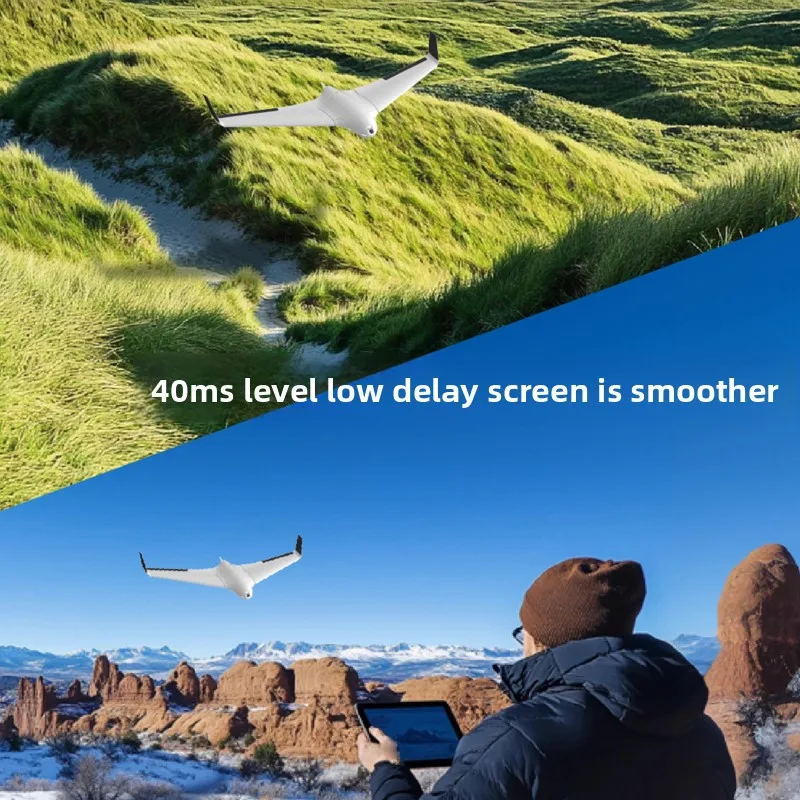 RunCam WiFiLink2 Transmisión de imágenes digitales de alta definición OpenIPC Avión modelo de ala fija con accesorios para drones de baja latencia