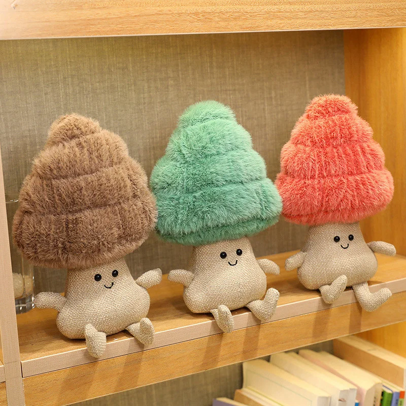 سلسلة فون بوت: دمى محشوة ناعمة على شكل نباتات البامبو المحظوظ/شجرة اللحية التنين، دمية ديكور ناعمة، وسادة على شكل شجرة المال في أصيص