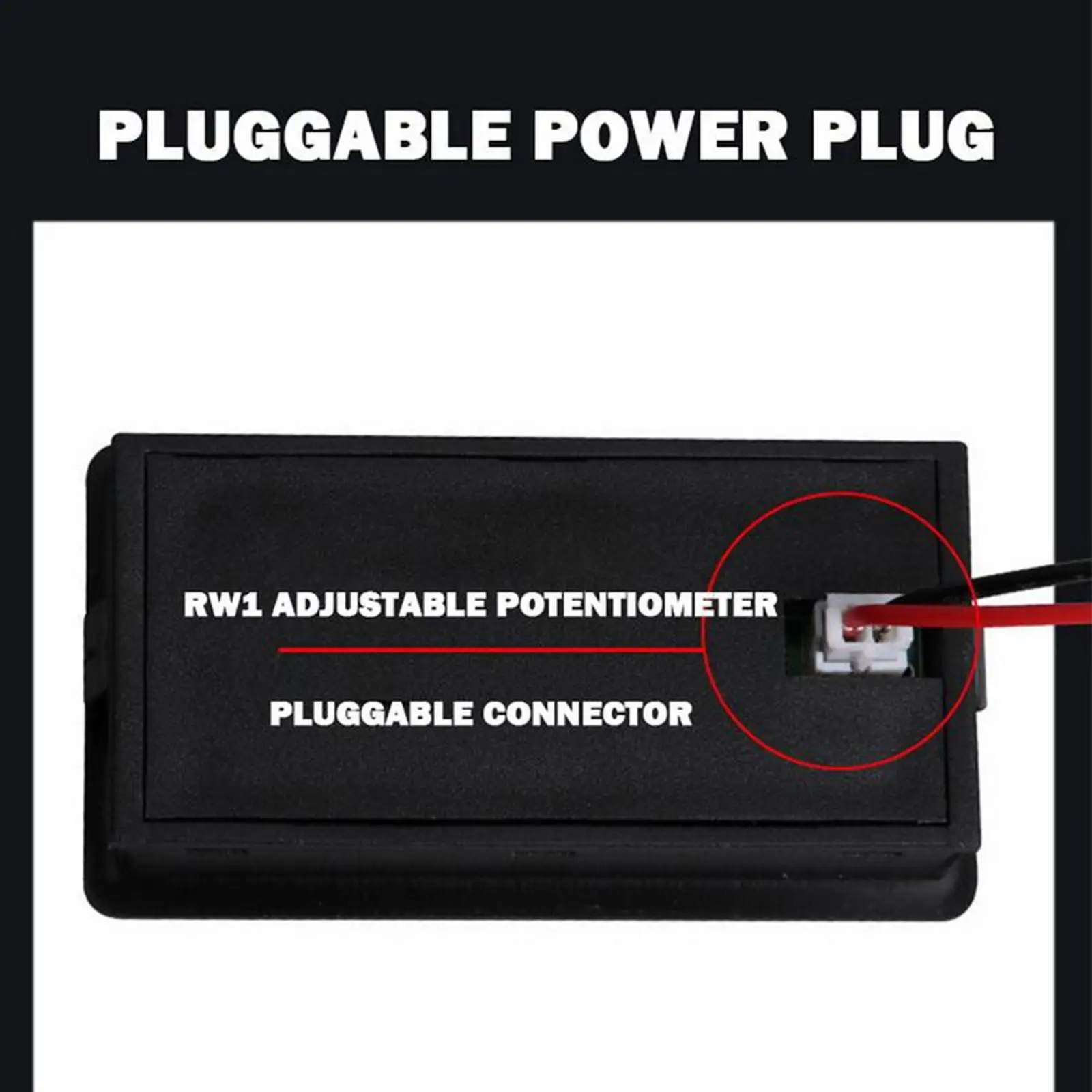 Car Motorcycle Battery Capacity Monitor Indicator DC 8V-100V for Car Vehicle