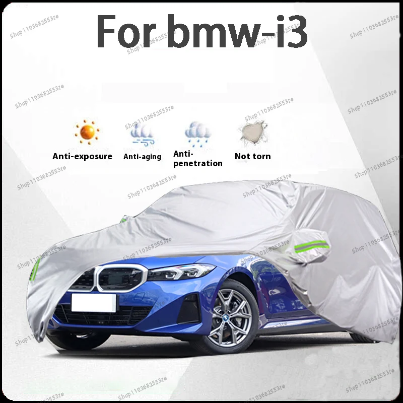 

For BMW i3 Fit Car Cover - Waterproof, Dustproof, Sunshade (UV), Snowproof | Silve Full Cover with All-Day Protection