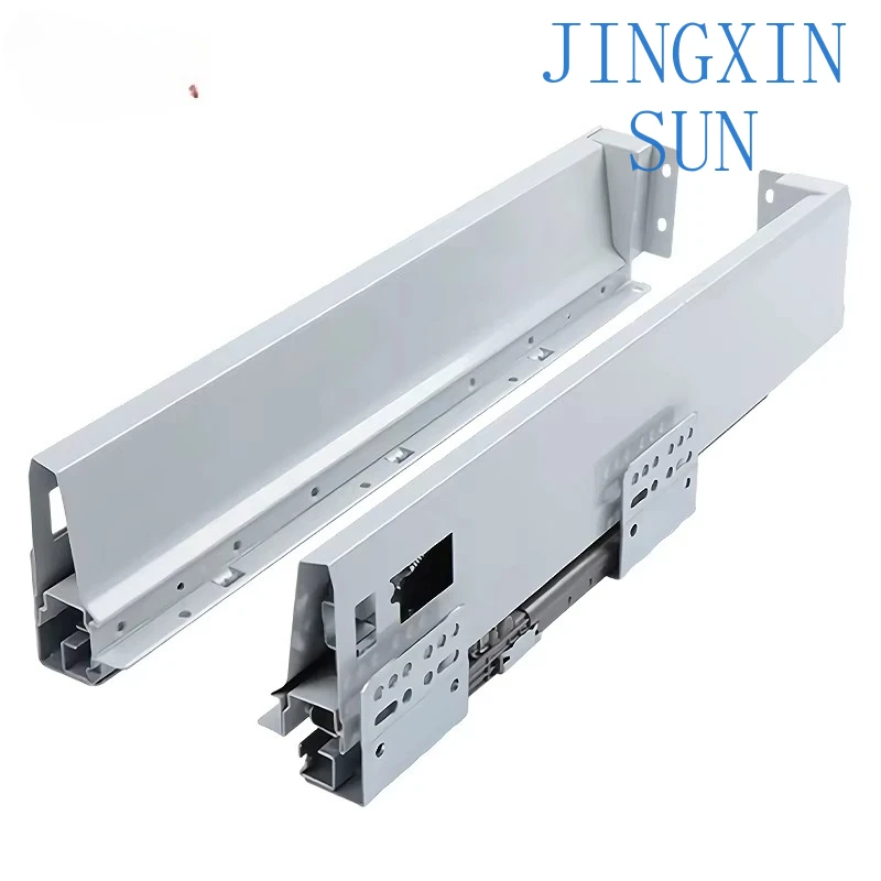 Hot Selling Soft Close Silent Damping Slim Drawer Box Furniture Cabinet Metal Storage Drawer Slide