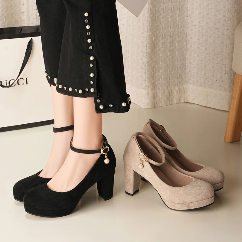 

YQBTDL/2026, туфли-лодочки принцессы на высоком каблуке, туфли Мэри Джейн, абрикосовые студенческие туфли на каблуке для вечеринок, офисных вечеринок, обувь для девочек 12, 13, 14, 15, 16