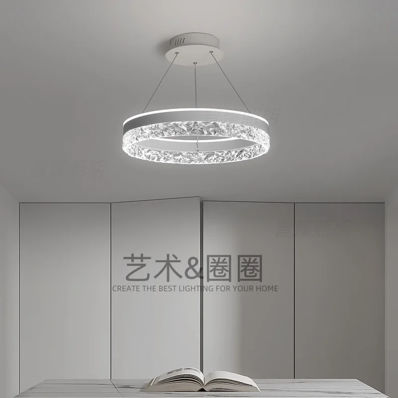 

modern light luxuryled living room light creative personality dining room chandelier home master bedroom room Zhongshan lighting