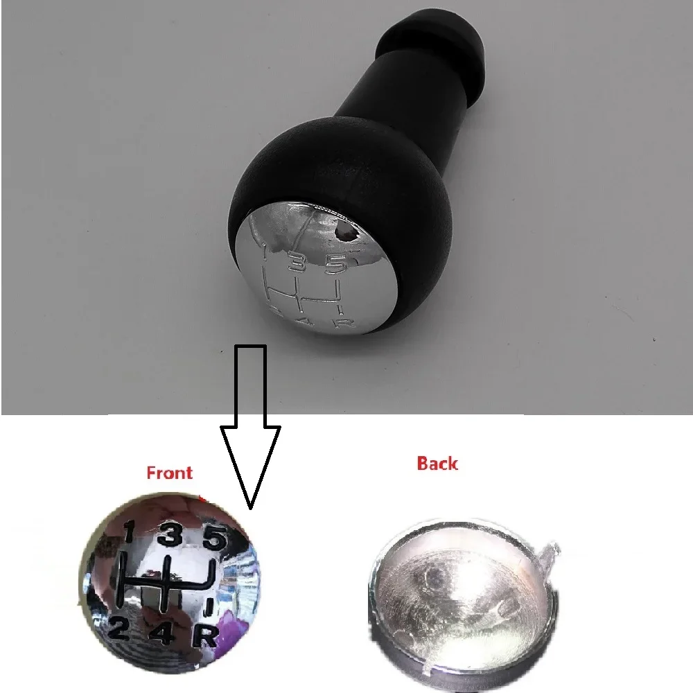 For Peugeot 307 206 Citroen C2 Elysee Sega Gear Shift Knob Cap Cover 5 Speed Shifter Cover MT