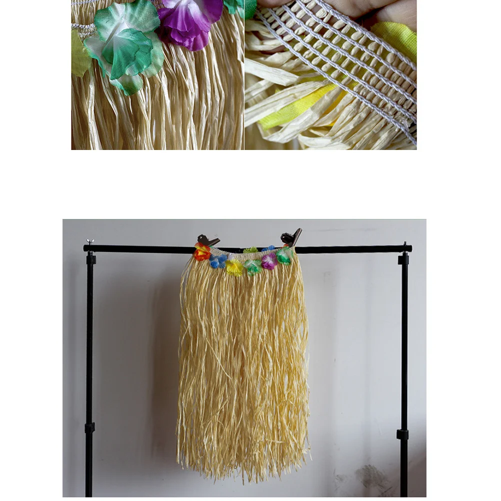 Jupe de danse Hula en raphia pour femmes, Costume de spectacle de fête, mariage, anniversaire, pâques, Halloween, vêtements de noël, fête hawaïenne