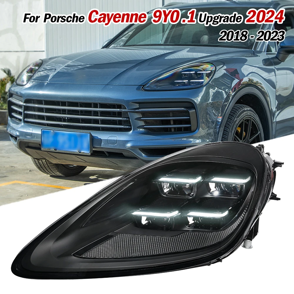 

Фара для Porsche Cayenne 9Y0.1, обновление 2024, 2018-2023, модифицированная светодиодная матричная фара