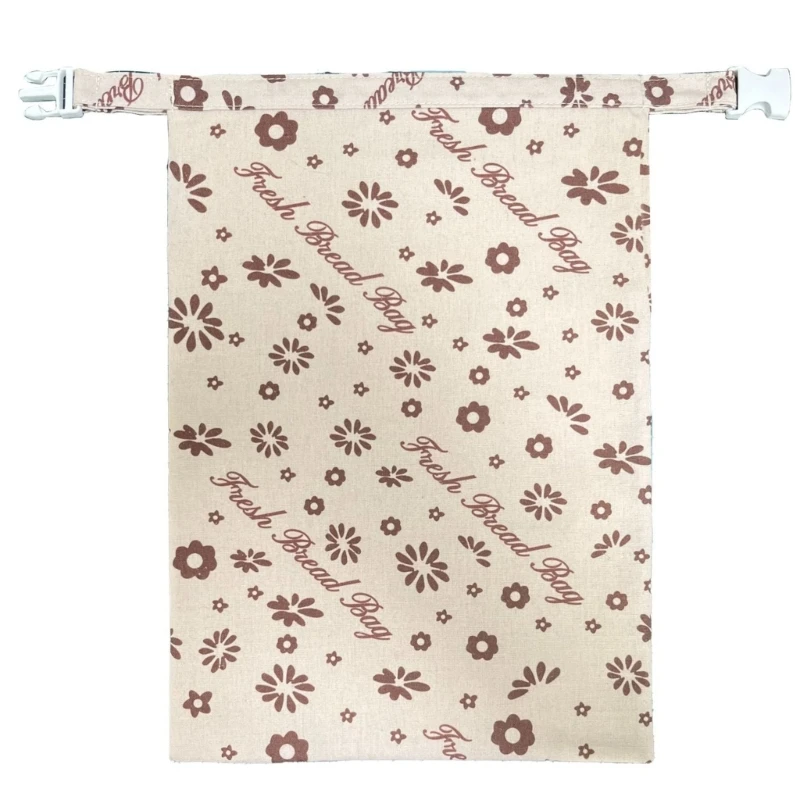 

Cotton Bread Bag with Moisture Barrier Practical Kitchen Storage Accessories D2RD