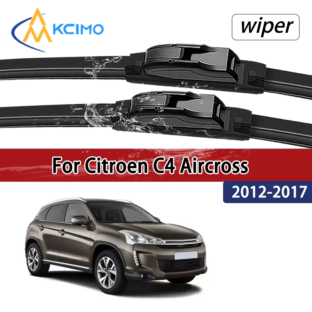 

Для Citroen C4 Aircross 2012-2017 (2013, 2014) Совместимые Прочные Бесшумные Передние Щетки Стеклоочистителя, Аксессуары для Автомобильных Стекол
