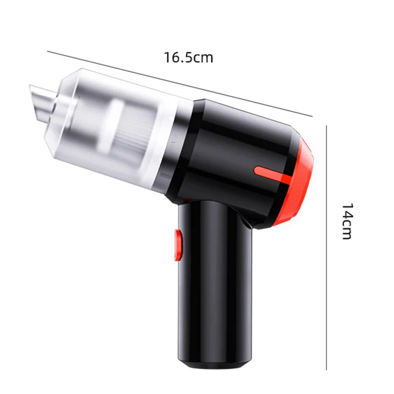 Aspirador de pó de carro sem fio, 4 em 1, portátil, de alta potência, ar comprimido, portátil, carregamento, Home-A