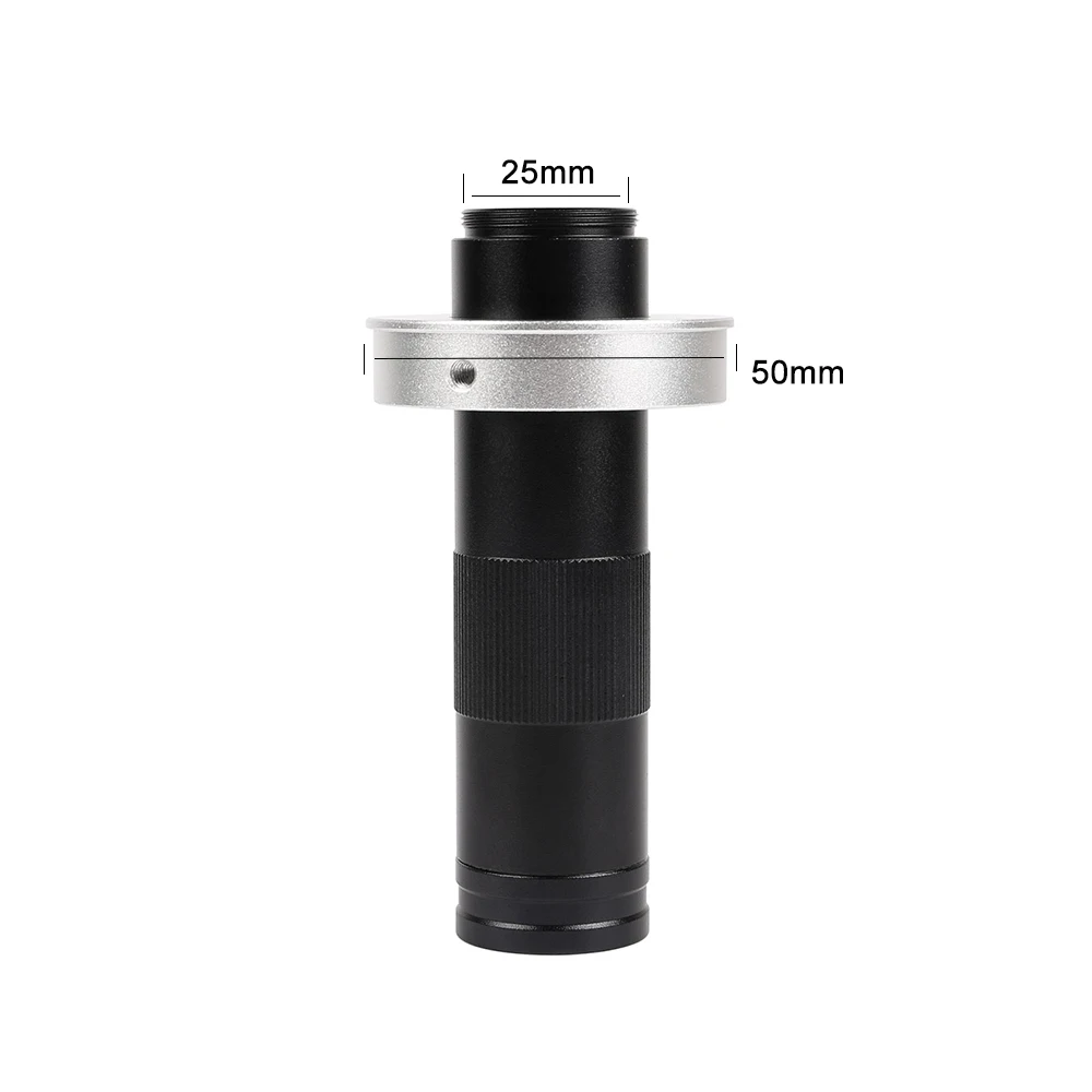 Einstellbare Vergrößerung 130X 150X 180X 42/50mm Mikroskop Objektiv Zoom C Mount Objektiv Für HDMI VGA USB digitale Mikroskop Kamera – Detail 11