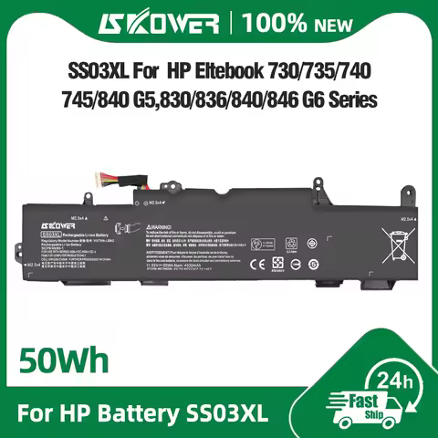 SKOWER SS03XL Battery For HP EliteBook 730 735 745 830 836 846 G5 735 745 830 840 G6 ZBook 14U G5 G6 HSTNN-IB8C HSTNN-LB8G