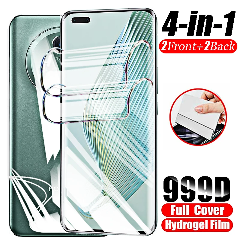 4PCS on Honor Magic5 Lite 5g Protection Honor Magic 4 Pro Screen Protector Magic4 Hydrogel Film for Huawei Honor Magic 5 Pro