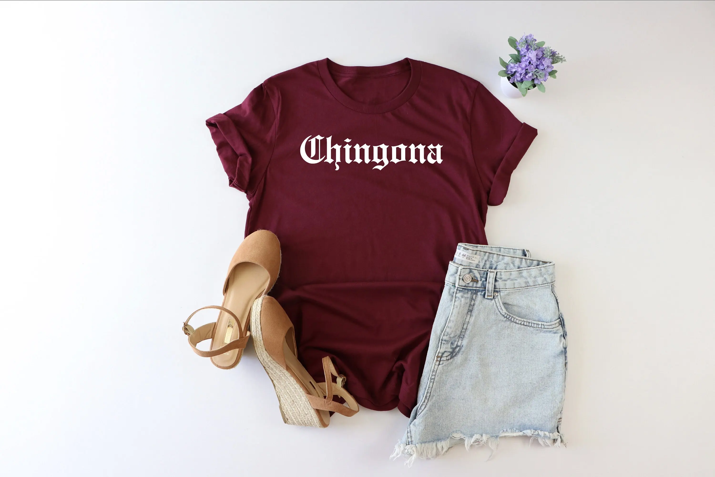 Chingona T Shirt Mexican Women Spanish Girl Hispanic Funny Latina Mexico