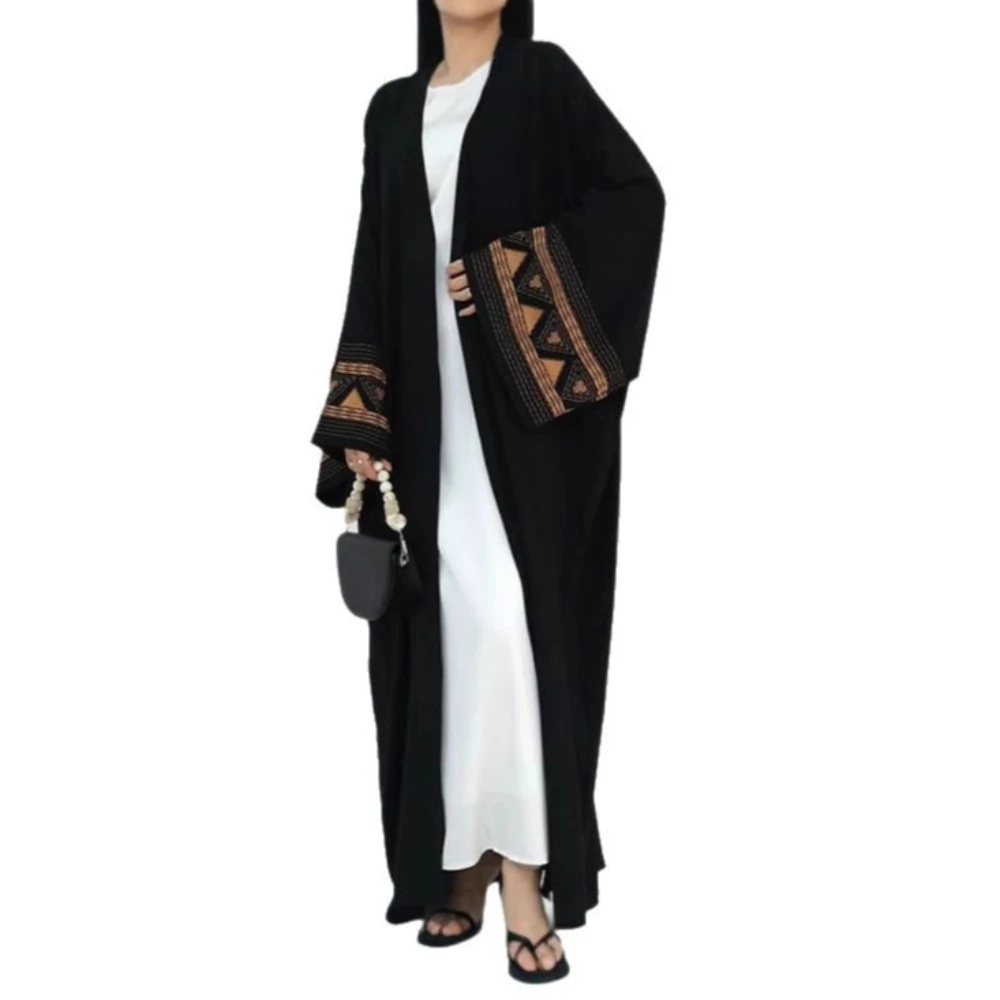

Middle East Arabic Robe Abaya Foreign Trade Women's Embroidered Cardigan Women's New Fashion Cw76680