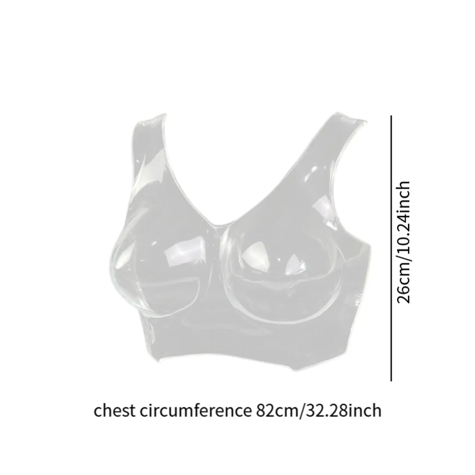 

Bra Underwear Display Stand Transparent Manikin for Retail Shop Bedroom