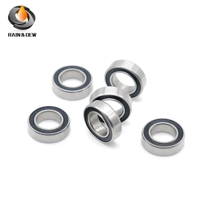 Bearing SMR148RS ABEC-7 (10PCS) 8X14X4 mm Miniature Ball Bearings Black Sealed SMR148 2RS