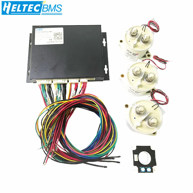 Heltec 500A 4S -64S lifepo4 bms Przekaźnik Smart BMS z BT UART 485 CAN do akumulatorów litowych 3,7 V 3,2 V 8S 16S 32S 36S 110