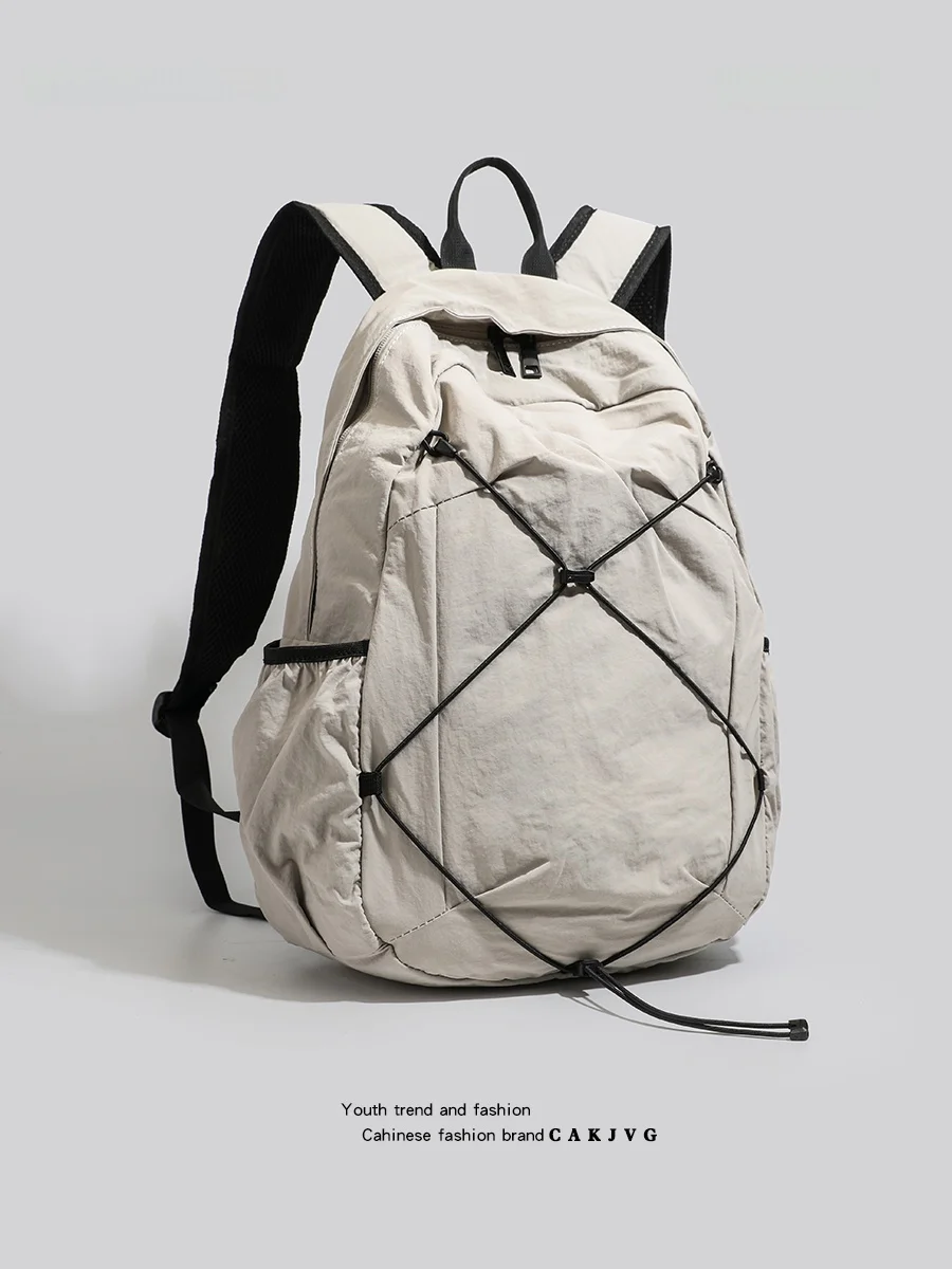 

CAKJVG Casual Outdoor Waterproof Hiking Bapa Large Capaci Travel Double oulder Bag for College Students 2025 New Model