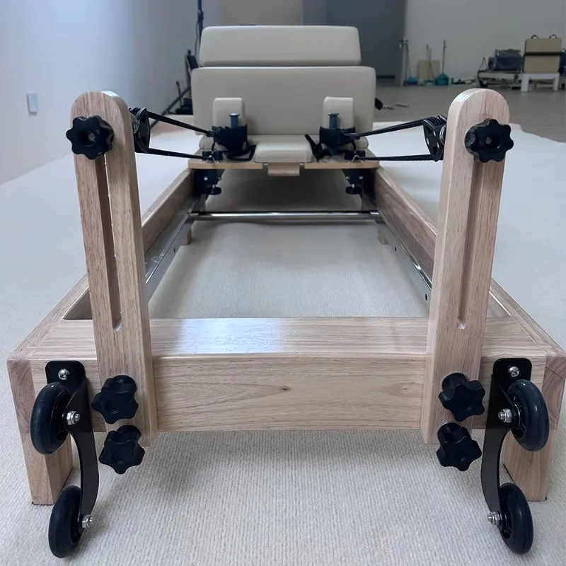 2025 พับ Pilates Reformer คุณภาพสูง Pilates Reformer ออสเตรเลีย Reformer Pilates Machine ไม้โอ๊คพับได้