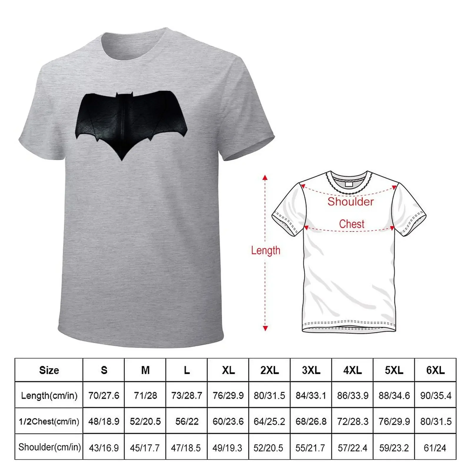 Snyder Bat T-Shirt tops essential t shirt blacks men clothes