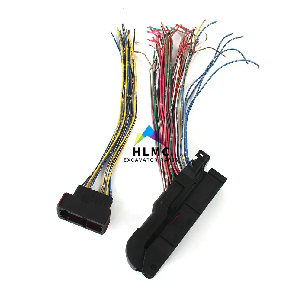 Excavator Controller Connector Plug Wiring Harness 14518349 14594697 for EC140 EC210 EC240 EC290 EC330 EC360 EC460B