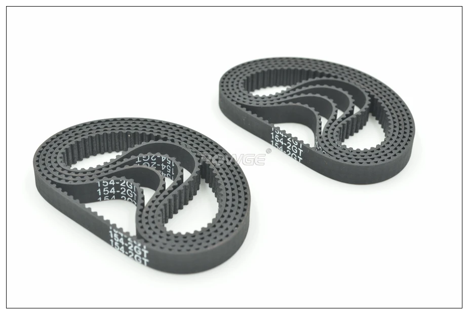 Powge-小さなバックラッシュ付き同期ベルト、リニアモーション、w = 6mm、9mm、140mm、142mm、144mm、146mm、148mm、150mm、152mm 2gt、1個