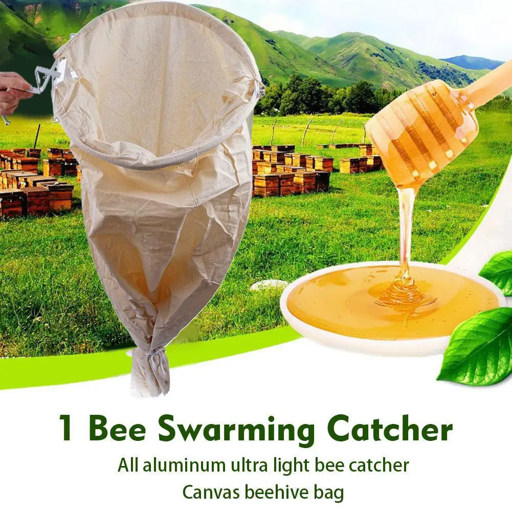 

Retractable Bee Swarm Catcher Bag Waterproof Windproof Reusable Bee Cage Swarming Catchers Beekeeper Tool Beekeeping Equipment