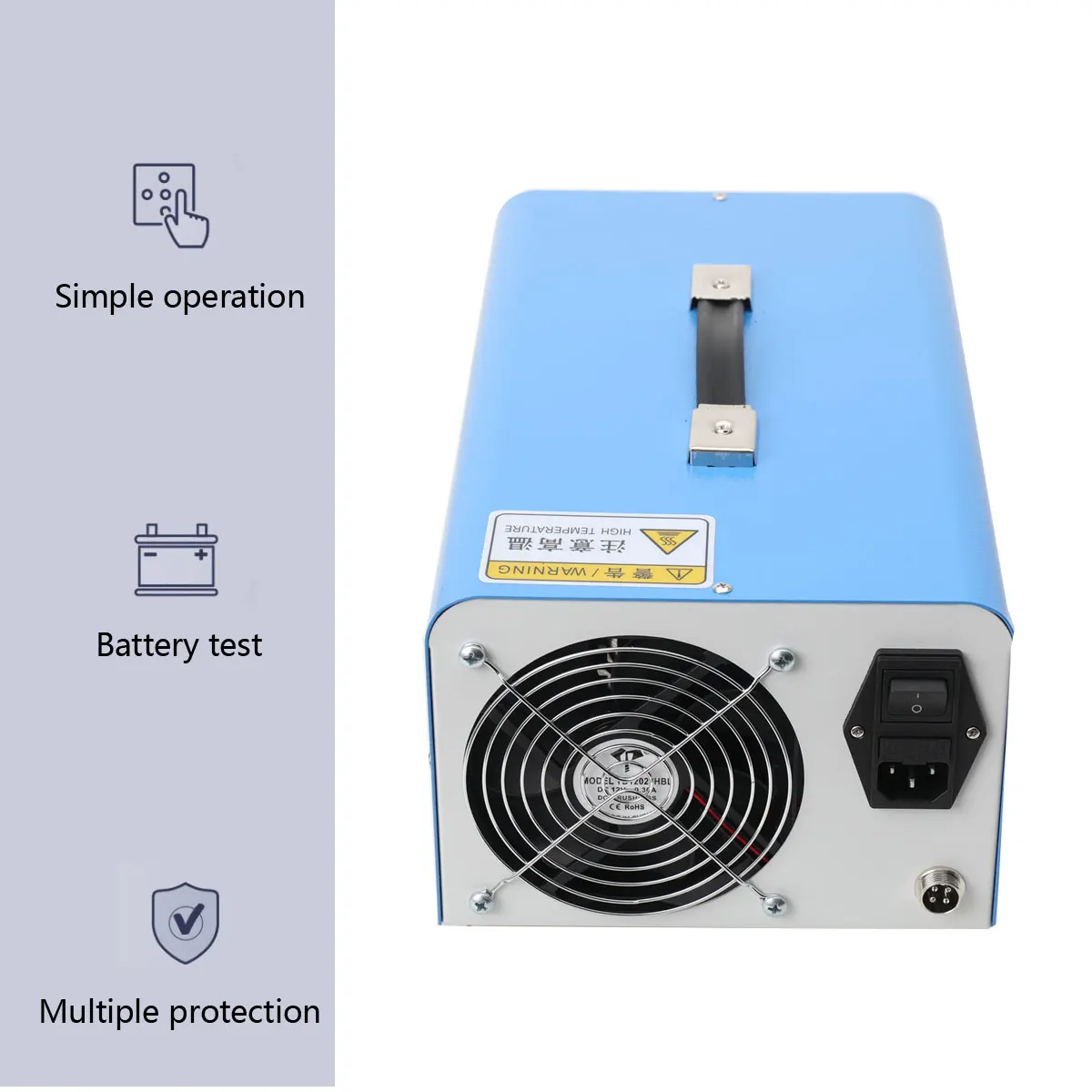 EBC-A40L Batteriekapazitätstester 5V 40A LiFePo4 LTO Lithium PC-Steuerung – Detail 2
