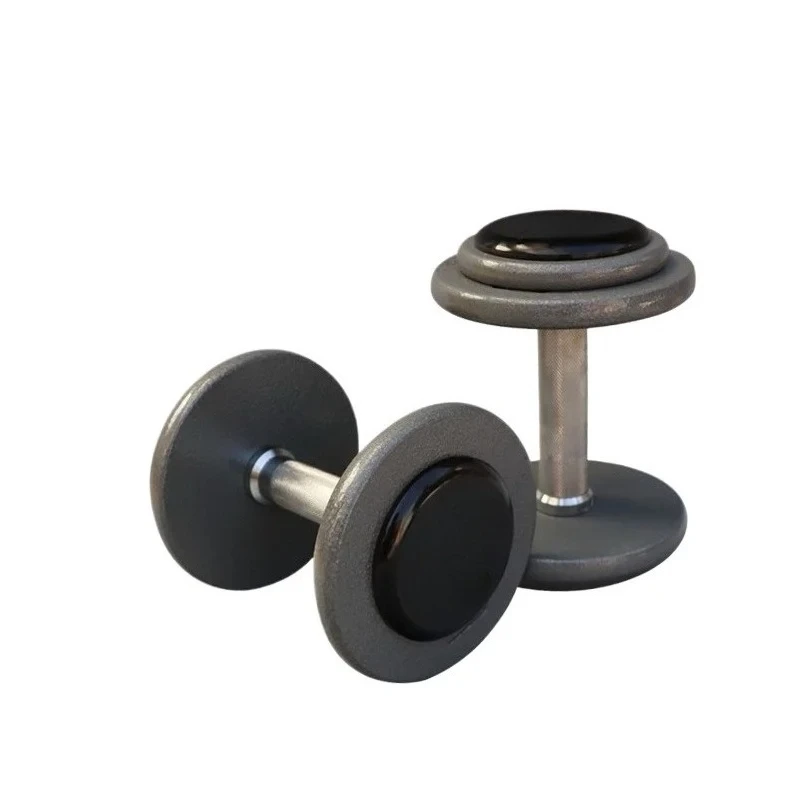 Paint cast iron dumbbells household arm paint