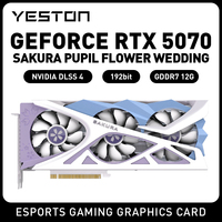 YESTON RTX 5070 GDDR7 12GB White Graphics Card NVIDIA 5NM Desktop Esports Game Design Professional Video Card placa de vídeo