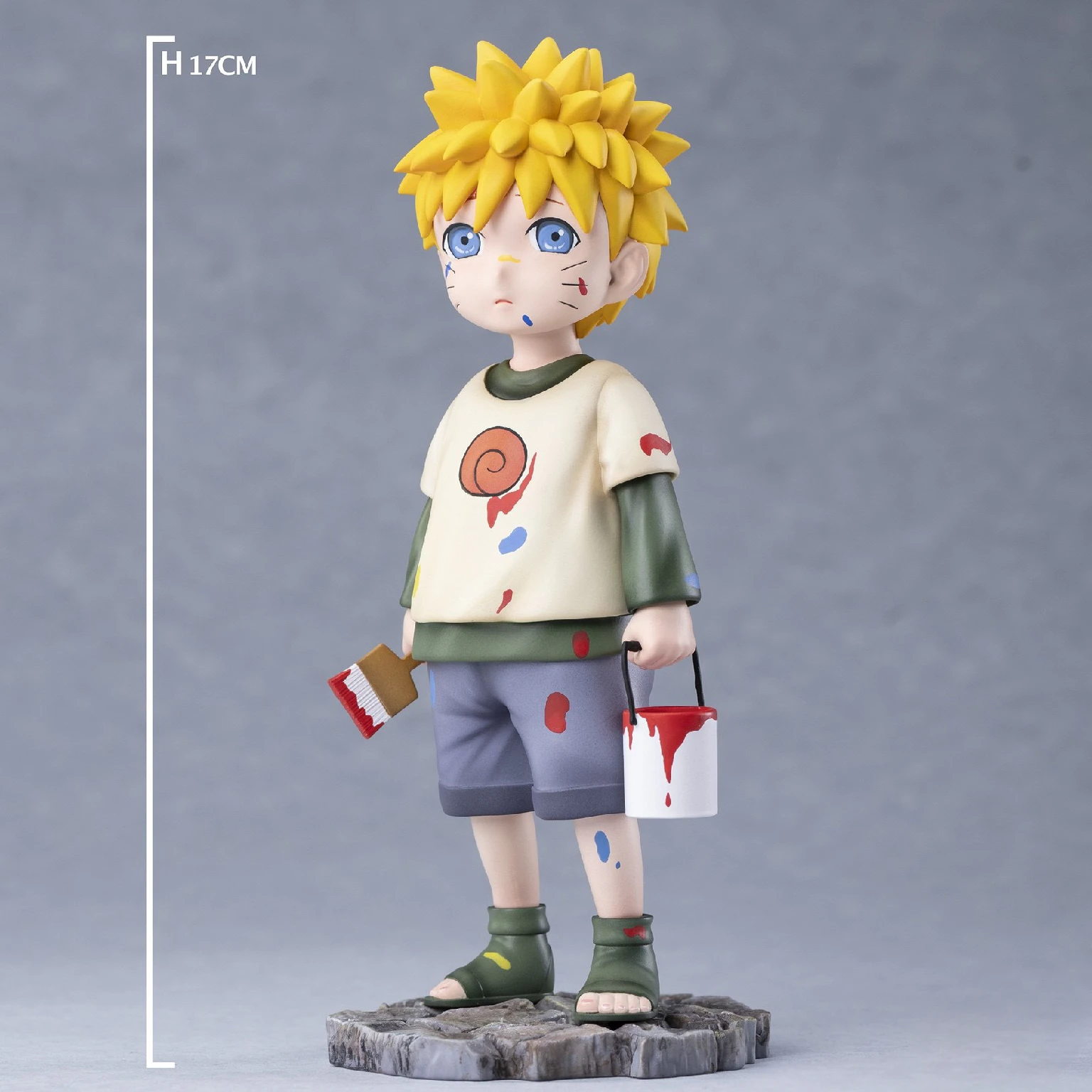 Anime Naruto Childhood Uchiha Sasuke Cute Action Figure GK Model Statue Collectible Ornaments Figurine Kid Toy Birthday Gift