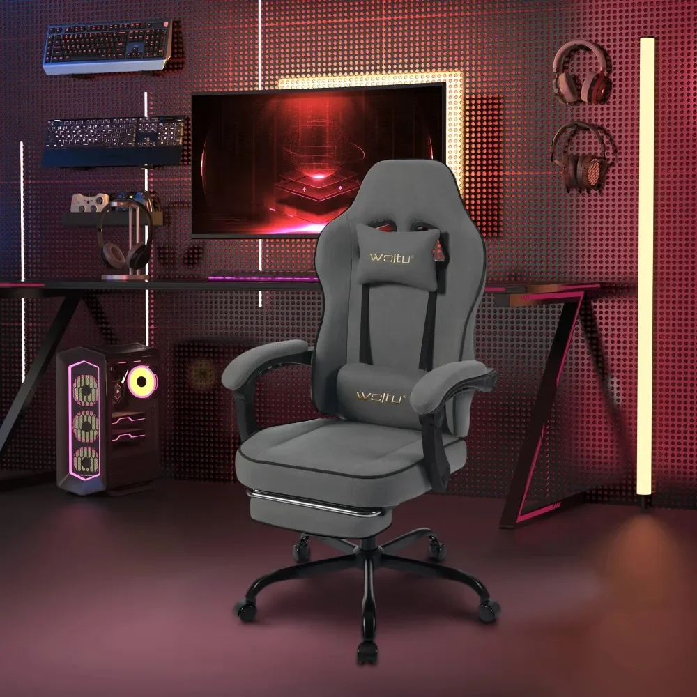Gaming-Stuhl mit Taschenfedersitz, Gaming-Stuhl mit einer Tragfähigkeit von 150 kg, ergonomischer