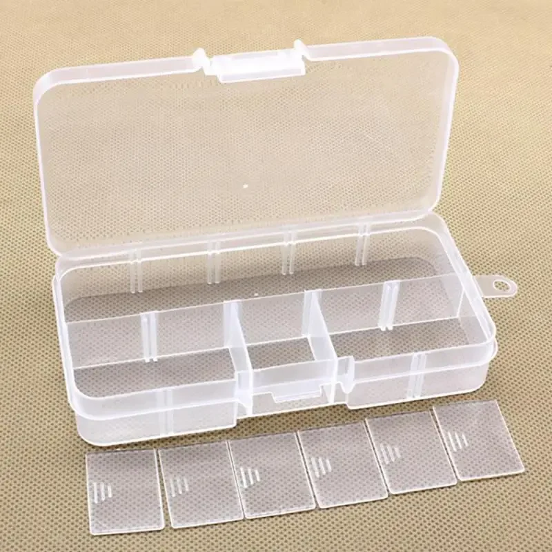 10/28 Slots Adjustable Plastic Storage Box Storage Box Case for jewelry Diamond Embroidery Craft Bead Pill Holder Storage Tool