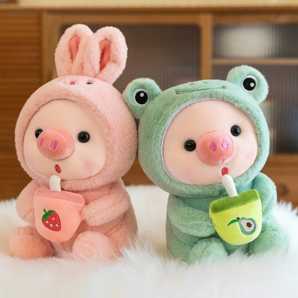 

22cm Plush Lulu Pig Toys Pink Animal Stuffed Plush Cartoon Toys for Boys Girls Birthday Christmas Gifts