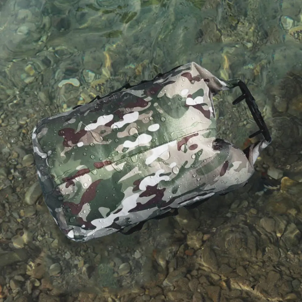 Outdoor Camouflage Waterproof Bag Portable Waterproof Storage Bag  Lightweight Boating Hiking Camping Rafting Storage Backpack