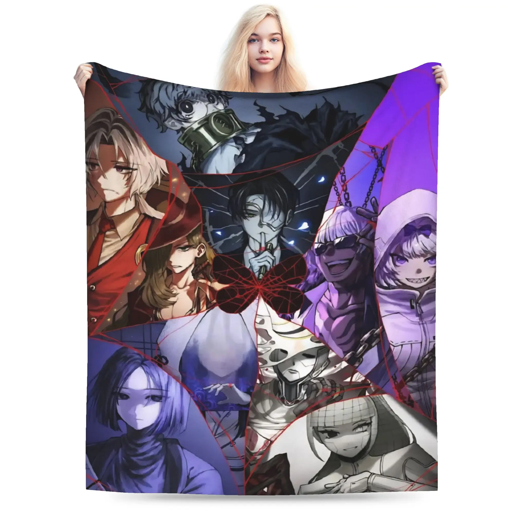 Limbus Company Project moon Merch Blanket Soft Flannel  Throw Blankets Cozy Plush Thin Quilt