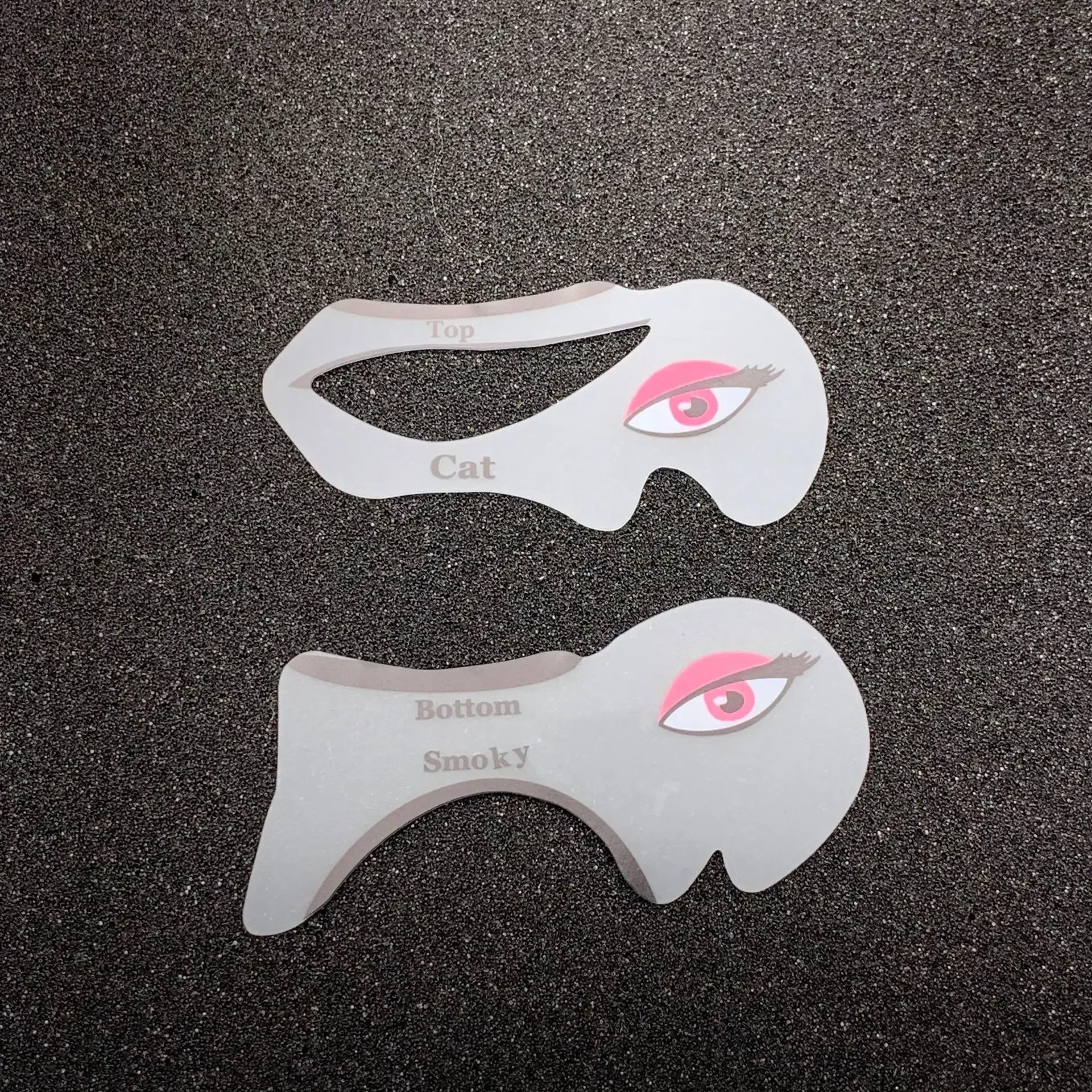 Women Cat Line Pro Eye Makeup Tool Eyeliner Stencils Template Shaper Mode Beauty Eyebrow Mold Stencils 1 Bag 2pcs