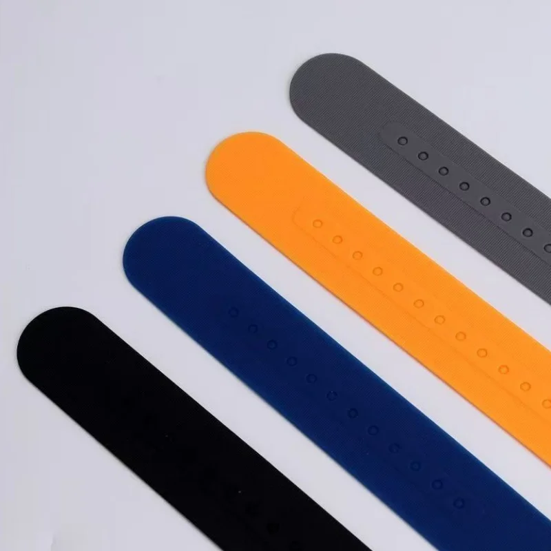 Uniwersalny pasek do zegarka 20mm 22mm z wysokowytrząsowej gumy silikonowej, miękki i lekki, do IWC SEIKO Tissot Omega